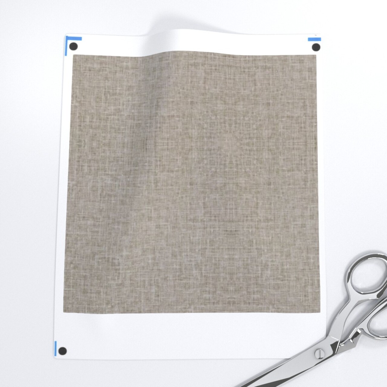 Light Taupe Faux Linen Texture Neutral Rustic Farmhouse Cottagecore Custom Printed Fabric by Spoonflower Various Fabrics by the Yard or Fat Quarter